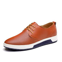Men's Breathable Leather Derby Shoes