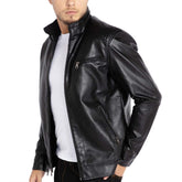 Shadow Guard Leather Jacket