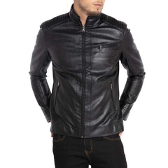 Shadow Guard Leather Jacket