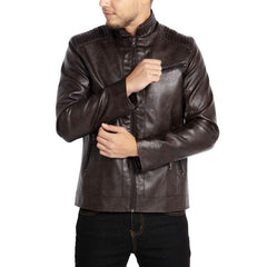 Shadow Guard Leather Jacket