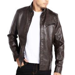 Shadow Guard Leather Jacket