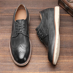 Brogue Casual Leather Sneakers