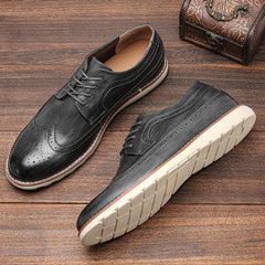 Brogue Casual Leather Sneakers