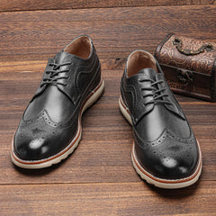 Brogue Casual Leather Sneakers