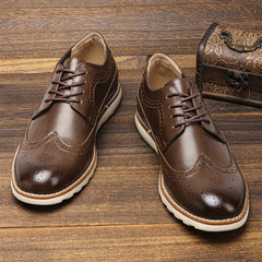 Brogue Casual Leather Sneakers