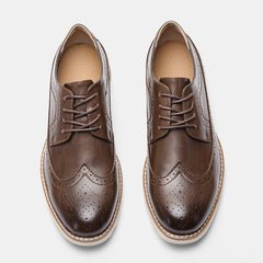 Brogue Casual Leather Sneakers