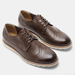 Brogue Casual Leather Sneakers