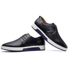 Men's Breathable Leather Derby Shoes