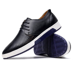 Men's Breathable Leather Derby Shoes