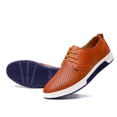 Men's Breathable Leather Derby Shoes