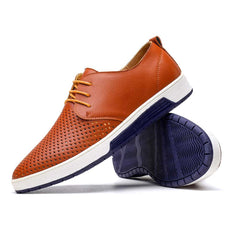 Men's Breathable Leather Derby Shoes