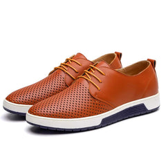 Men's Breathable Leather Derby Shoes