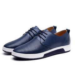 Men's Breathable Leather Derby Shoes
