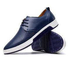 Men's Breathable Leather Derby Shoes